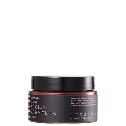 Imagem do produto Bergamía Argila Vermelha - Máscara Facial 100g