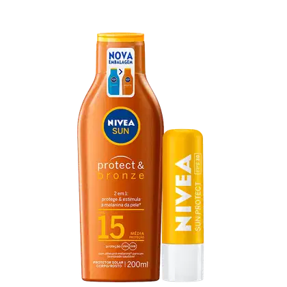 Imagem do produto Kit NIVEA Bronze Protegido (2 Produtos)