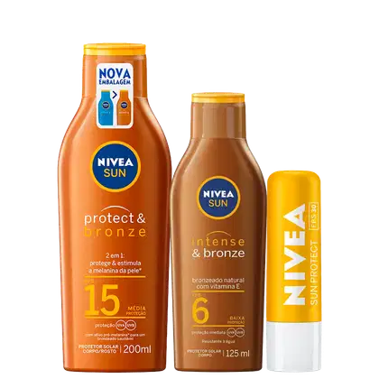 Imagem do produto Kit NIVEA Bronze Protect (3 Produtos)