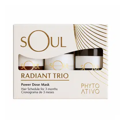 Imagem do produto Kit Soul Radiant Ampolas Phyto Ativo Tratamento Capilar 3 Unidades