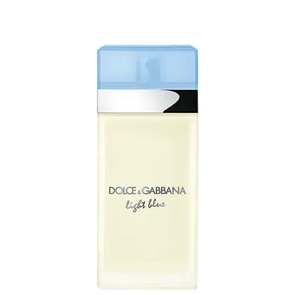 A imagem mostra o Perfume Importado Feminino Light Blue de Dolce & Gabbana.