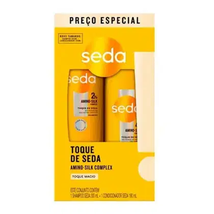 Imagem do produto Kit Seda Amino-Silk Complex Toque Seda Shampoo 300ml + Condicionador 190ml