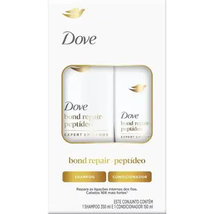 Imagem do produto Kit Dove Bond Repair Shampoo Bond Repair Intense 350ml + Condicionador Bond Intense Repair 150ml