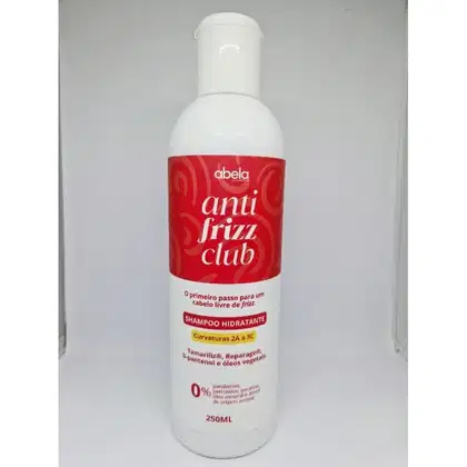 Imagem do produto Shampoo Hidratante Anti Frizz Club Abela 250ml