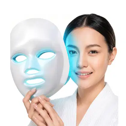 Imagem do produto Máscara Facial LED Clareia a Pele, Controla Acne Reduz Poros