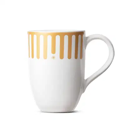 Imagem do produto Caneca Melt 300ml Dourada e Branca