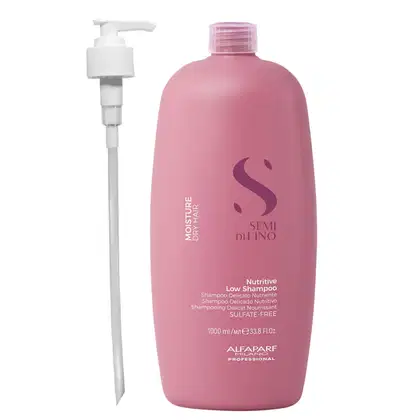 Imagem do produto Alfaparf Semi Di Lino Moisture - Shampoo 1L + Válvula Pump