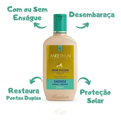 Imagem do produto Aneethun Cachos System Co Wash, Máscara E Creme De Silicone