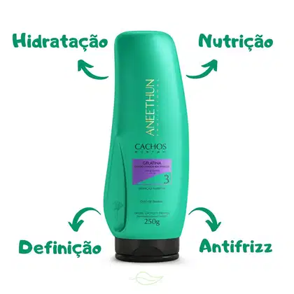 Imagem do produto Aneethun Cachos System Shampoo Low Poo, Máscara e Gelatina