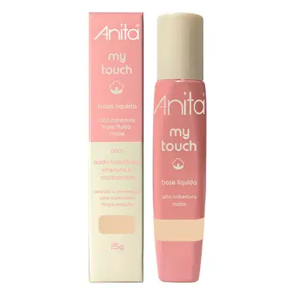 Imagem do produto ANITA BASE LIQUIDA MY TOUCH 25G TOM:01