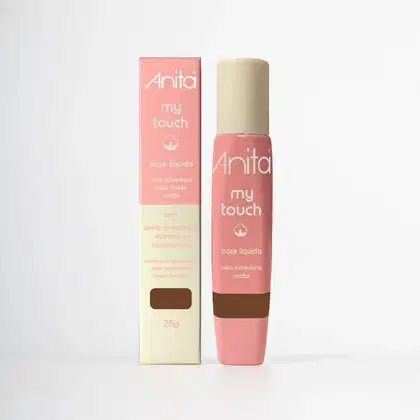 Imagem do produto ANITA BASE LIQUIDA MY TOUCH 25G TOM:10