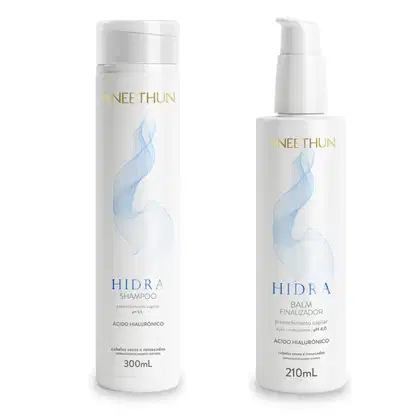 Imagem do produto Kit Aneethun Hidra Tratamento Capilar Shampoo + Balm Finalizador Ácido Hialurônico Hidratação e Maciez 2 Produtos