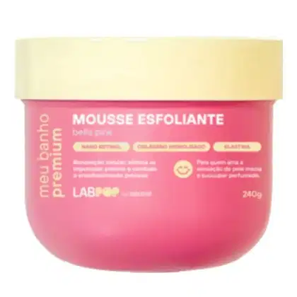 Imagem do produto Labotrat Meu Banho Premium Belle Pink Mousse Esfoliante 240g