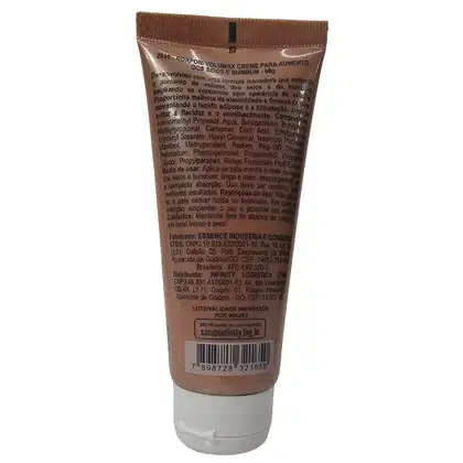 Imagem do produto Abelha Rainha Corpori Creme para Aumentar os Seios e Bumbum Volumax 60g