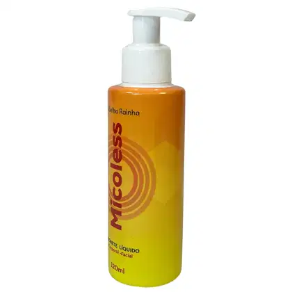 Sabonete Líquido Corporal e Facial Abelha Rainha Micoless, 120ml.