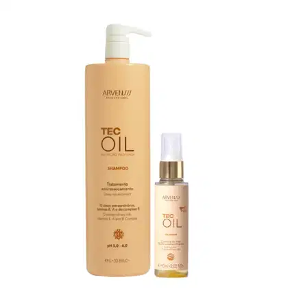 Imagem do produto Arvensis Tec Oil - Shampoo 1L + Óleo Reparador 60ml