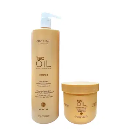 Imagem do produto Arvensis Tec Oil - Shampoo 1L + Máscara 500g