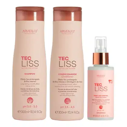 Imagem do produto Kit Arvensis Tec Liss - Shampoo + Condicionador + Finalizador