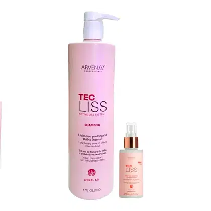 Imagem do produto Kit Arvensis Tec Liss - Shampoo 1000ml + Finalizador 120ml