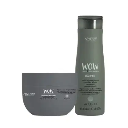 Imagem do produto Kit Arvensis WOW Força e Crescimento - Shampoo 300ml + Máscara 250g