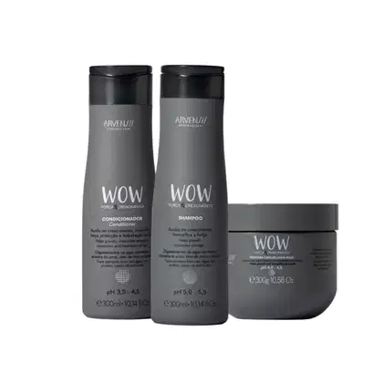 Imagem do produto Kit Arvensis WOW Força e Crescimento - Shampoo & Condicionador 300ml + Máscara 300g