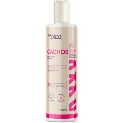 Imagem do produto Condicionador Nutritivo Cachos Apice Nova Fragrância Vegano Cabelo Sem Sulfato 300ml
