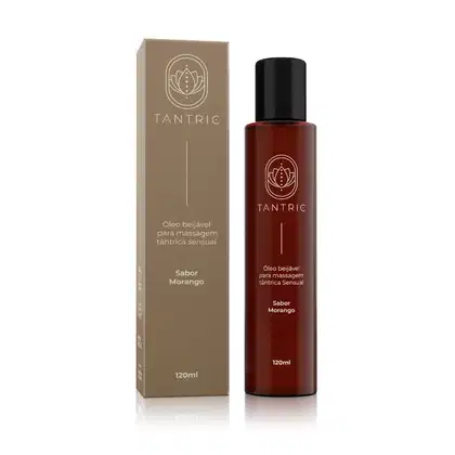 Imagem do produto Óleo Sensual Beijável Tantric Morango - 120ml