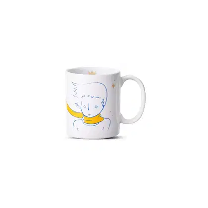 Imagem do produto Caneca de Chá de Cerâmica Pequeno Principe Moncloa Branco 300ml
