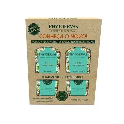 Imagem do produto Shampoo 250ml + Condicionador 250ml Phytoervas Cachos