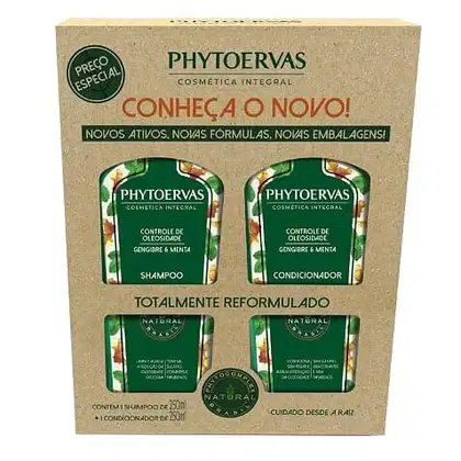 Imagem do produto Shampoo 250ml + Condicionador 250ml Phytoervas Controle de Oleosidade