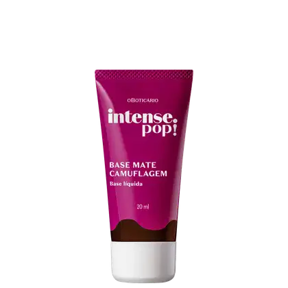 Imagem do produto o Boticário Intense Pop! Camuflagem Cor 330 - Base Líquida 20ml