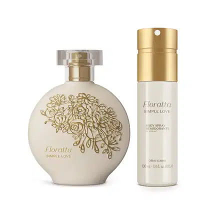 Imagem do produto Combo Floratta Simple Love: Desodorante Colônia 75ml + Body Spray 100ml