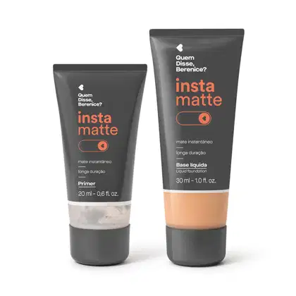 Imagem do produto Combo Instamatte Quem Disse, Berenice?: Primer Facial Líquido 20ml + Base Líquida 180Q 30ml