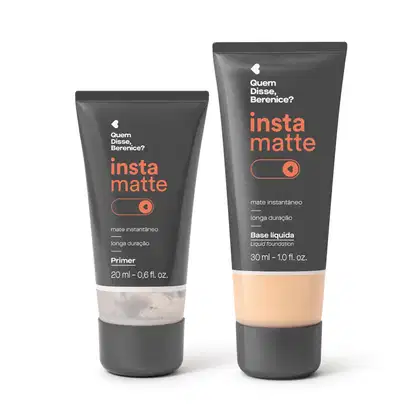 Imagem do produto Combo Instamatte Quem Disse, Berenice?: Primer Facial Líquido 20ml + Base Líquida 110Q 30ml