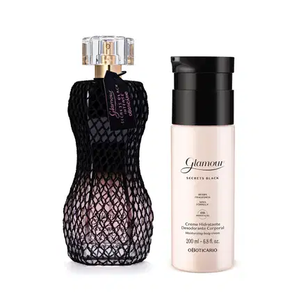 Imagem do produto Combo Glamour Secret Black Intense: Desodorante Colônia 75ml + Creme Corporal 200ml