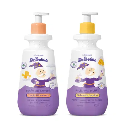 Imagem do produto Kit Dr. Botica o Boticário Poção das Bolhas + Poção das Nuvens (2 Produtos)