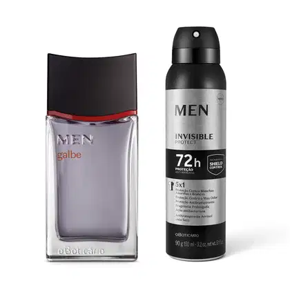 Imagem do produto Conjunto Men Galbe o Boticário Masculino - Desodorante Colônia 100ml + Desodorante Antitranspirante 150ml
