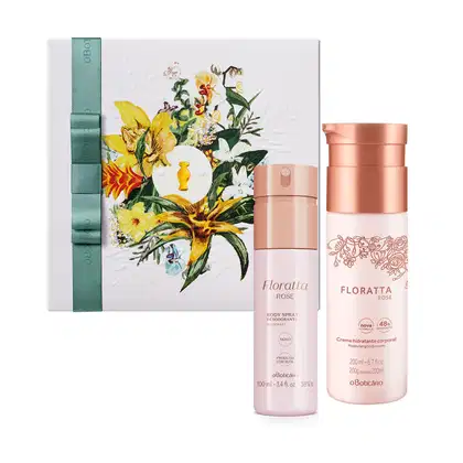 Imagem do produto Kit o Boticário Floratta Rose Body Spray + Creme Corporal Especial (2 Produtos)
