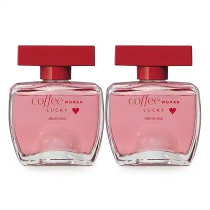 Imagem do produto Conjunto Coffee Woman Lucky o Boticário - Desodorante Colônia Feminino (2 Unidades)