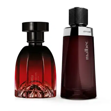 Imagem do produto Combo Casal: Floratta Red Passion Eau De Parfum 75ml + Malbec Desodorante Colônia 100ml
