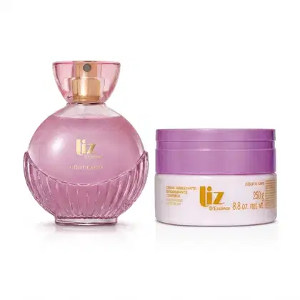 Imagem do produto Combo Liz D’essence: Desodorante Colônia 100ml + Creme Hidratante Corporal 250g