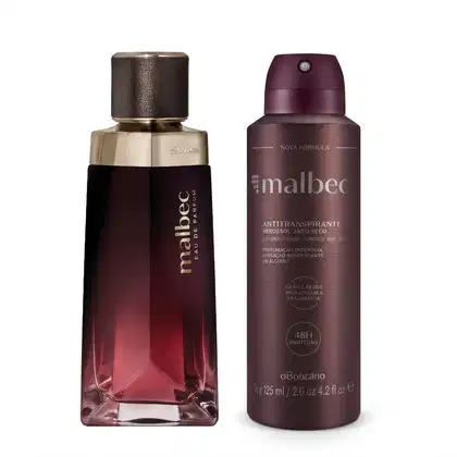 Imagem do produto Combo Malbec: Eau De Parfum 90ml + Desodorante Aerossol 75g/125ml