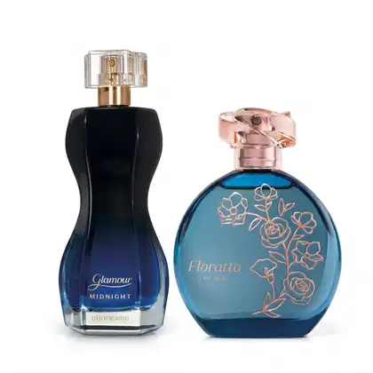 Imagem do produto Combo Glamour Midnight Desodorante Colônia 75ml + Floratta My Blue Desodorante Colônia 75ml
