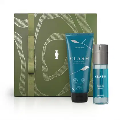 Imagem do produto Combo Presente Dia dos Pais Clash: Body Spray 100ml + Loção Corporal 200ml