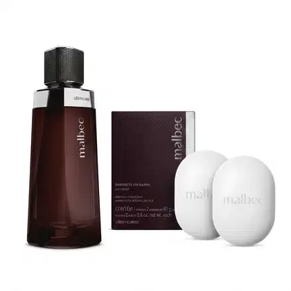 Imagem do produto Combo Malbec: Desodorante Colônia 100ml + Sabonete em Barra 2x80g