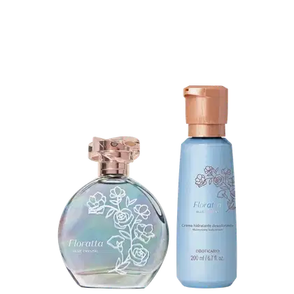 Imagem do produto Combo Floratta Blue Crystal: Desodorante Colônia 75ml + Creme Hidratante 200ml
