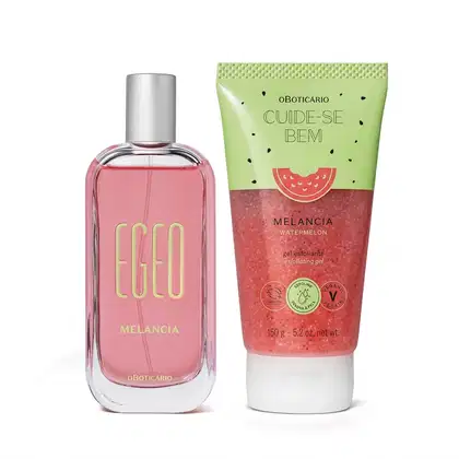Imagem do produto Combo Egeo Melancia: Colônia 90ml + Gel Esfoliante 150g
