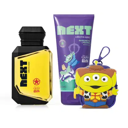 Imagem do produto Combo Toy Story: Desodorante Colônia Xerife 75ml + Sabonete Líquido Slime 150ml + Mini Bag Alien