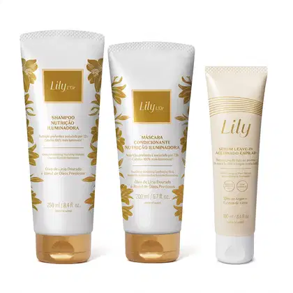 Imagem do produto Combo Lily: Máscara 200ml + Shampoo 250ml + Sérum 100ml