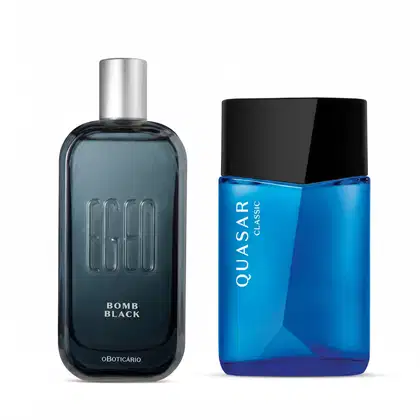 Imagem do produto Combo Egeo Bomb Black 90ml + Quasar Classic 100ml